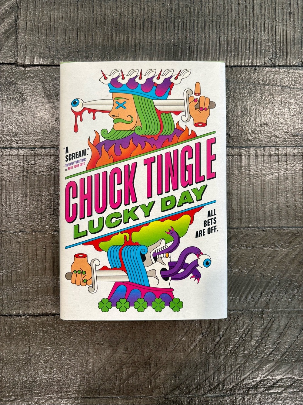 Lucky Day by Chuck Tingle First Edition Hardcover Book